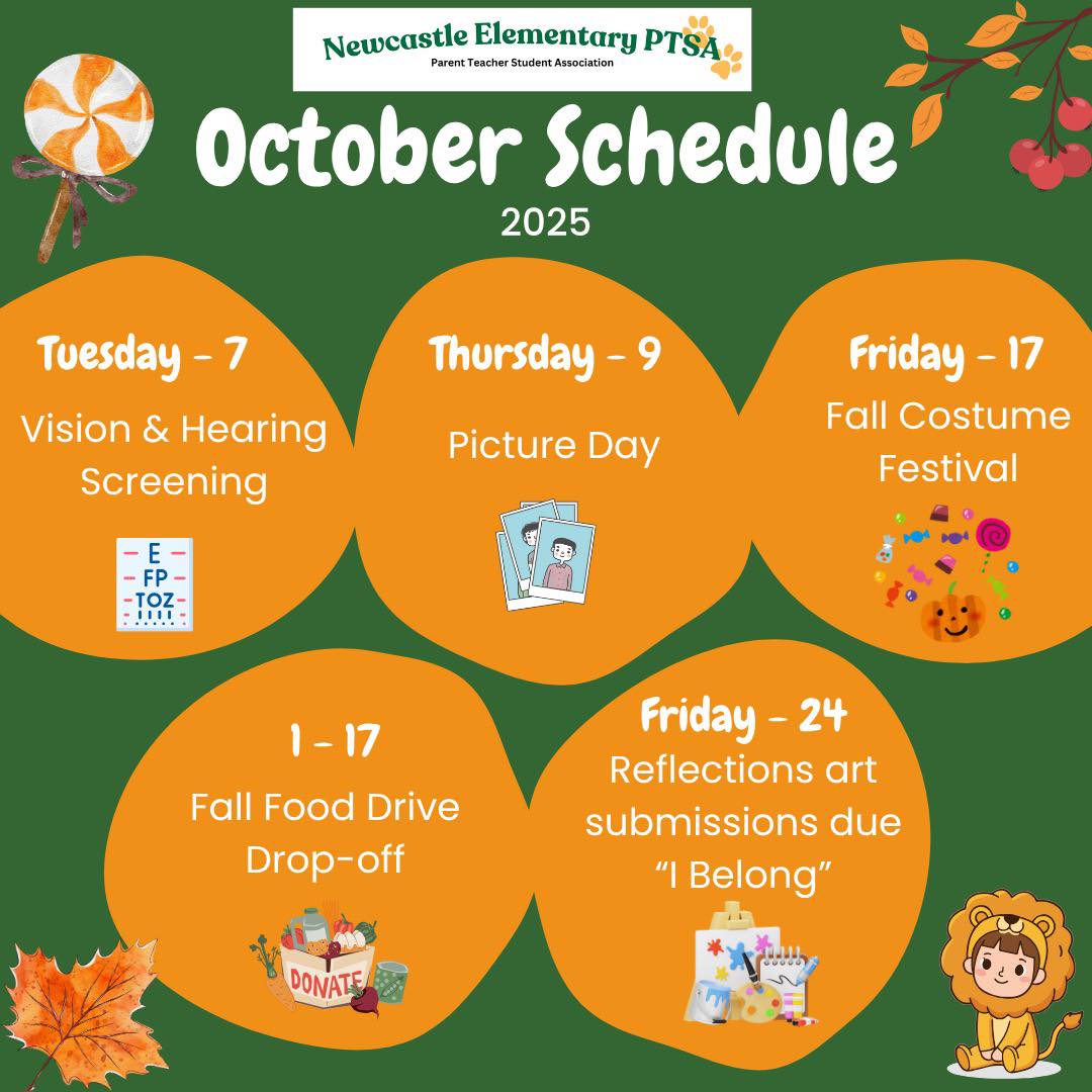Newcastle - October has arrived! Fall food drive is now in progress ...