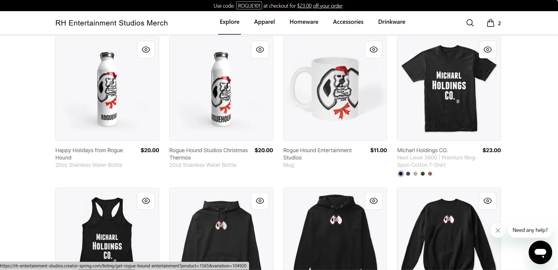Eric - Explore the merchandise from Rogue Hound Entertainment Studios ...