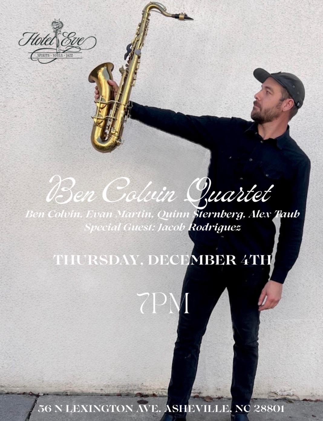 Ben Colvin Quartet Debut show