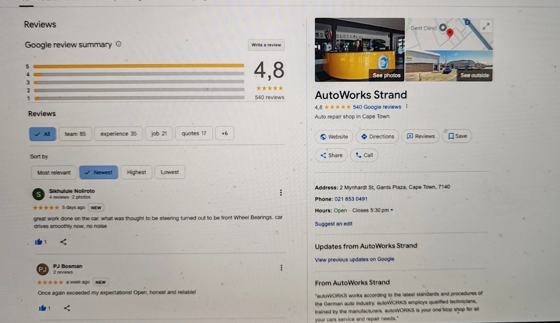 Autoworks Strand | Strand