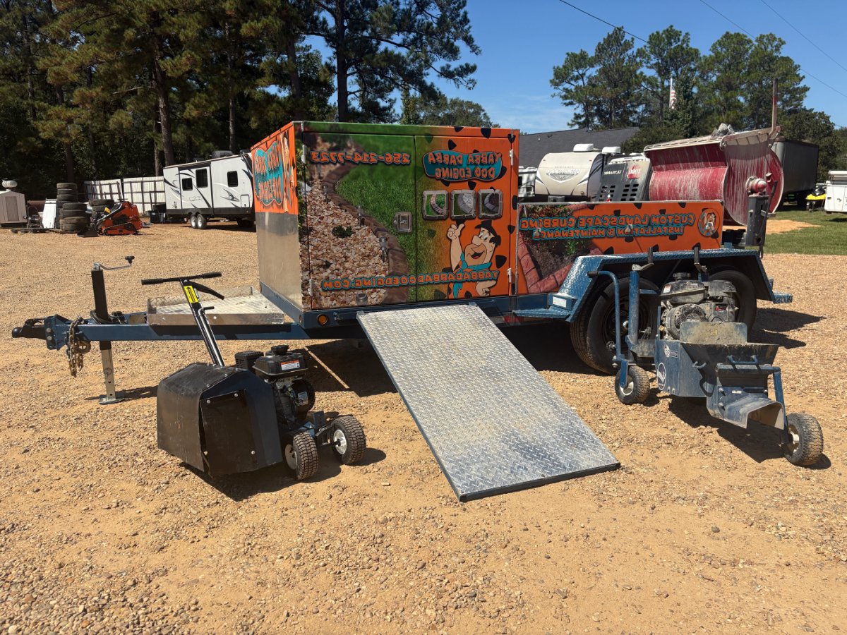2023 Custom Landscaping/Curbing Trailer w/ Complete Curbing System