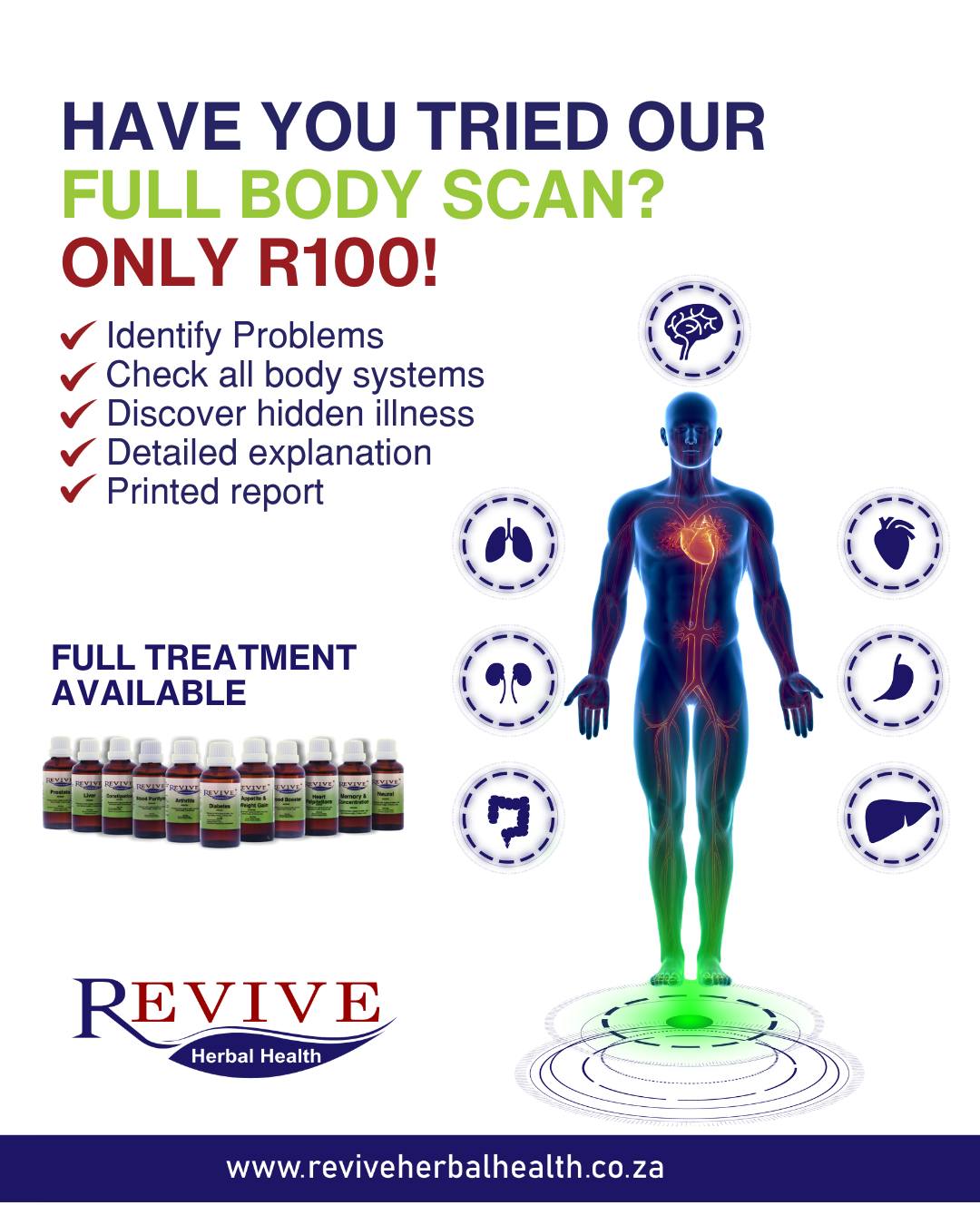 Revive - Our Full Body Scan helps you identify imbalances, check all ...