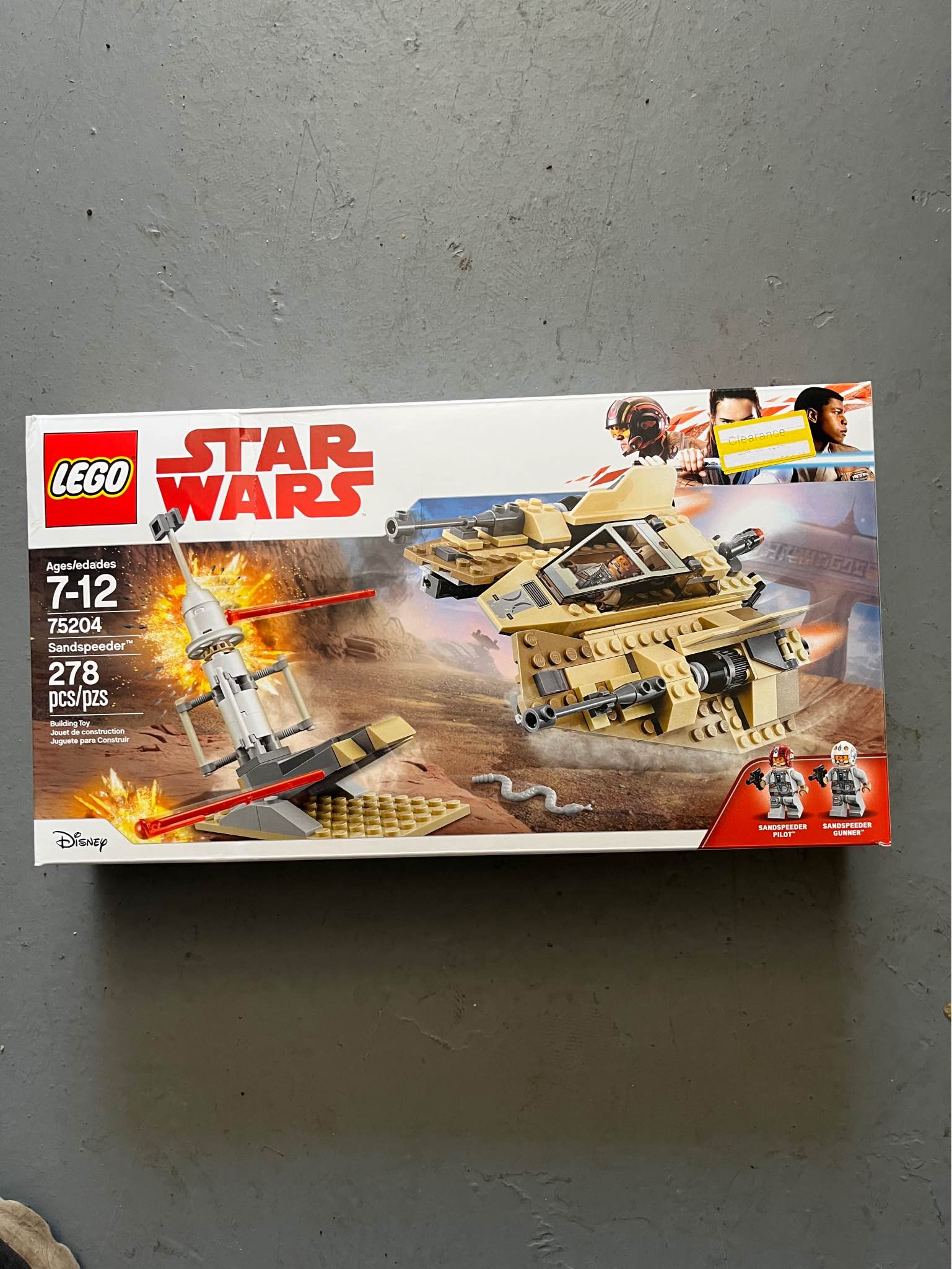 Lego Star Wars The Last Jedi 75204 Sandspeeder New in box - Building ...
