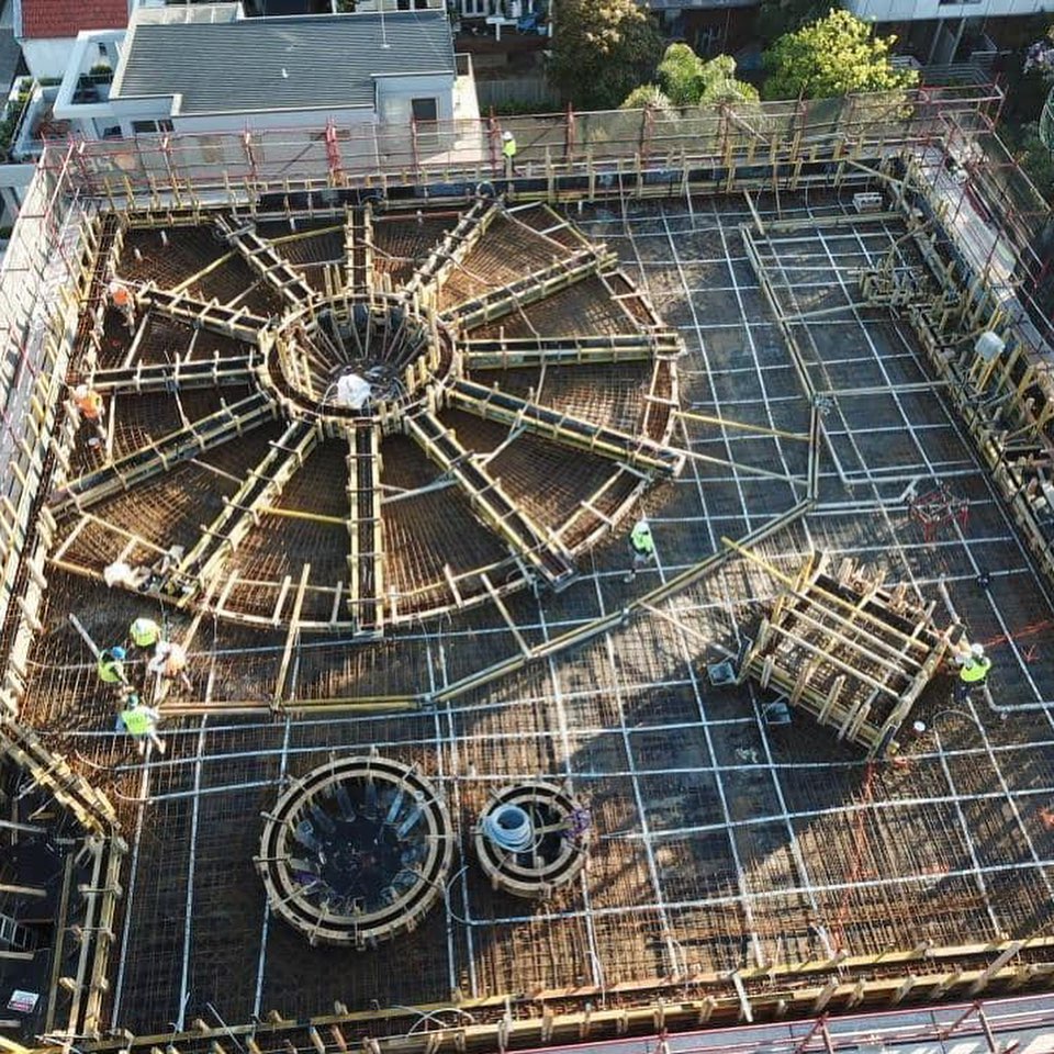 Final stages, the roof slab at... - Mas Structures & Co P/L