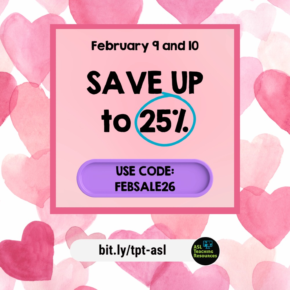 ASL - 💥 FLASH SALE TIME, TEACHERS! bit.ly/tpt-asl You're in for a treat ...