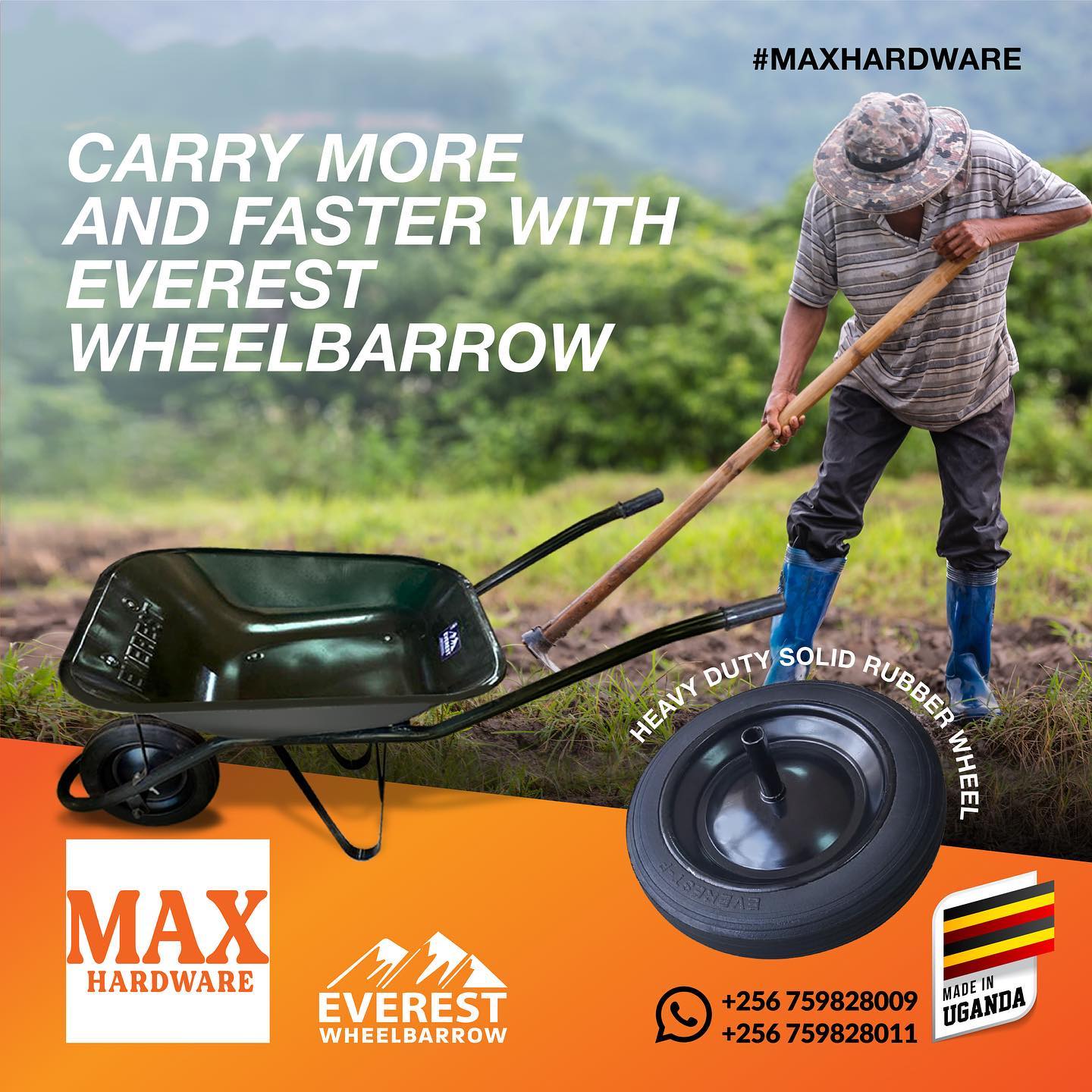 Max Hardware - Everest wheelbarrow Shifting heaps of dug... | Facebook
