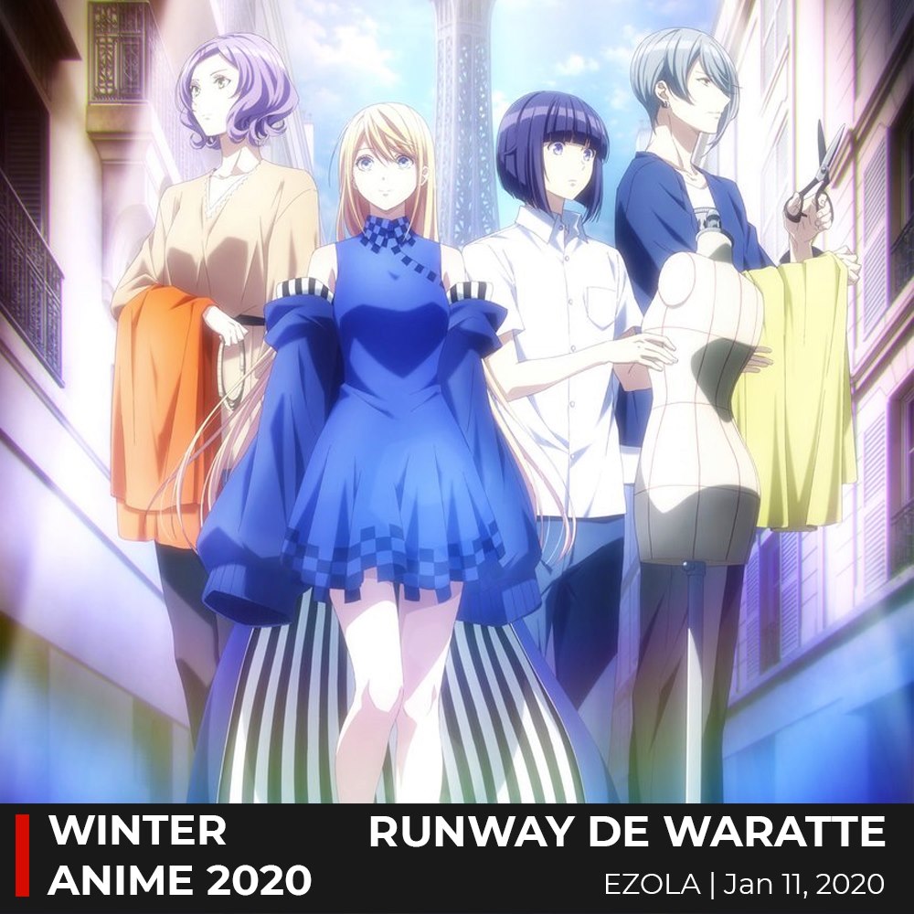 Anime - Runway de Waratte starts with the story of Fujito Chiyuki