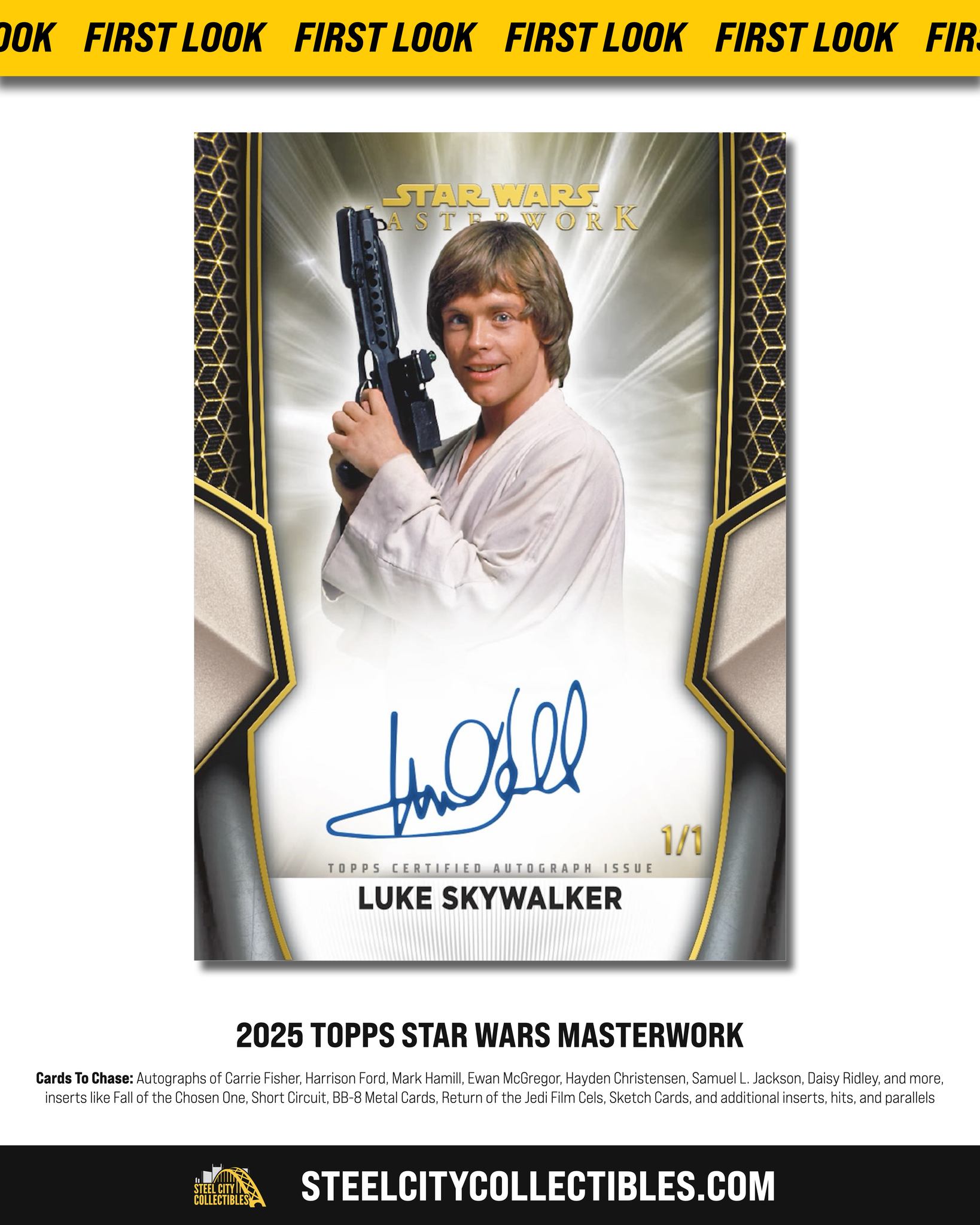 2025 Topps Star Wars Masterwork chase autographs revealed