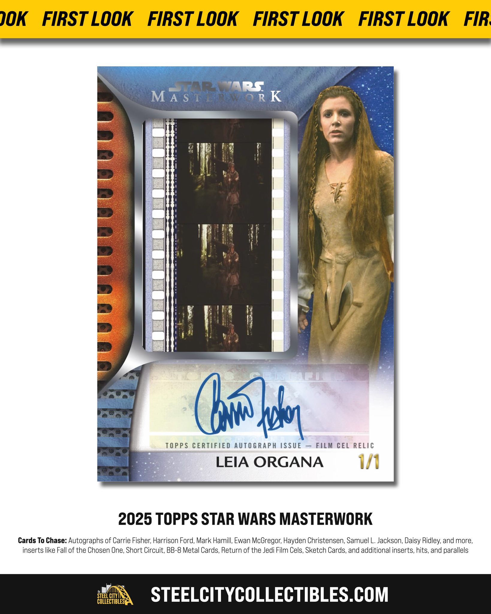 2025 Topps Star Wars Masterwork chase autographs revealed