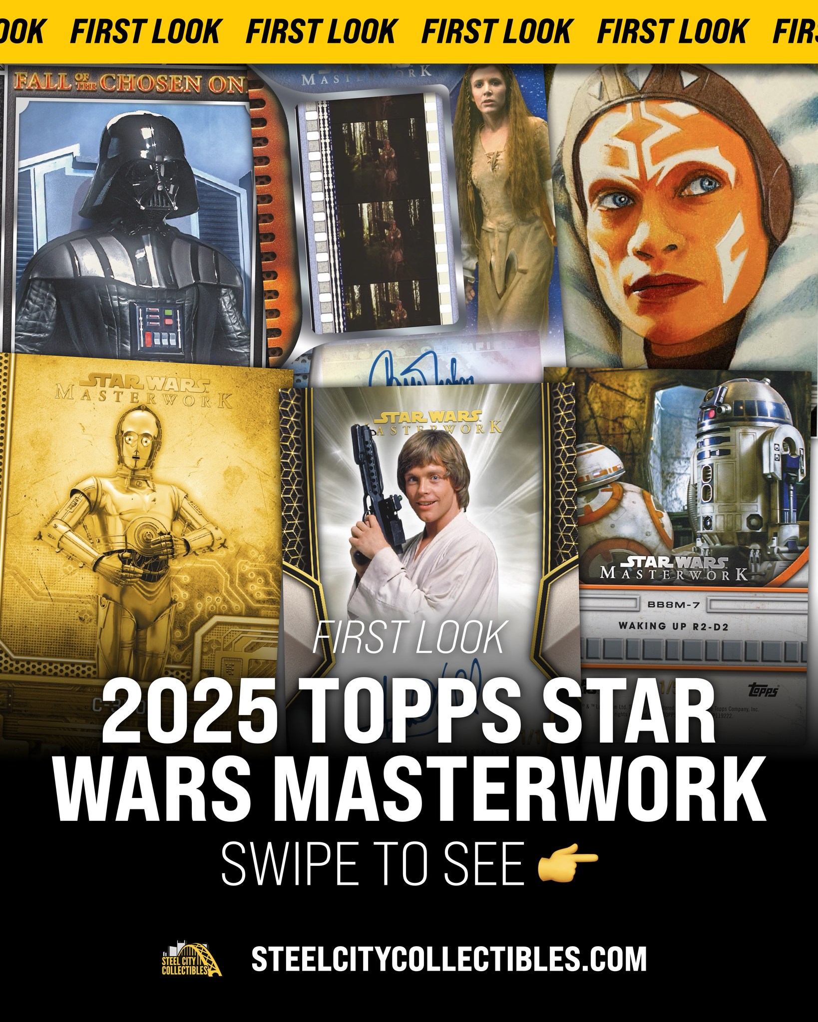 2025 Topps Star Wars Masterwork chase autographs revealed