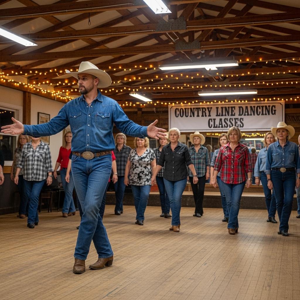 Country Line Dancing Instruction