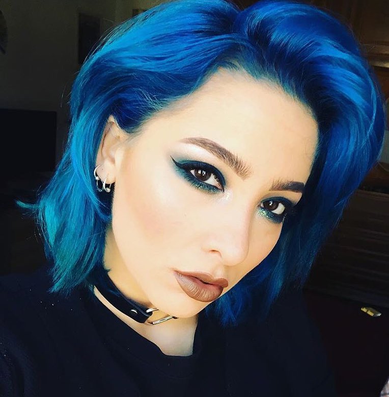 This Blue Combo Poseidon Aquamarine Arctic Fox Hair