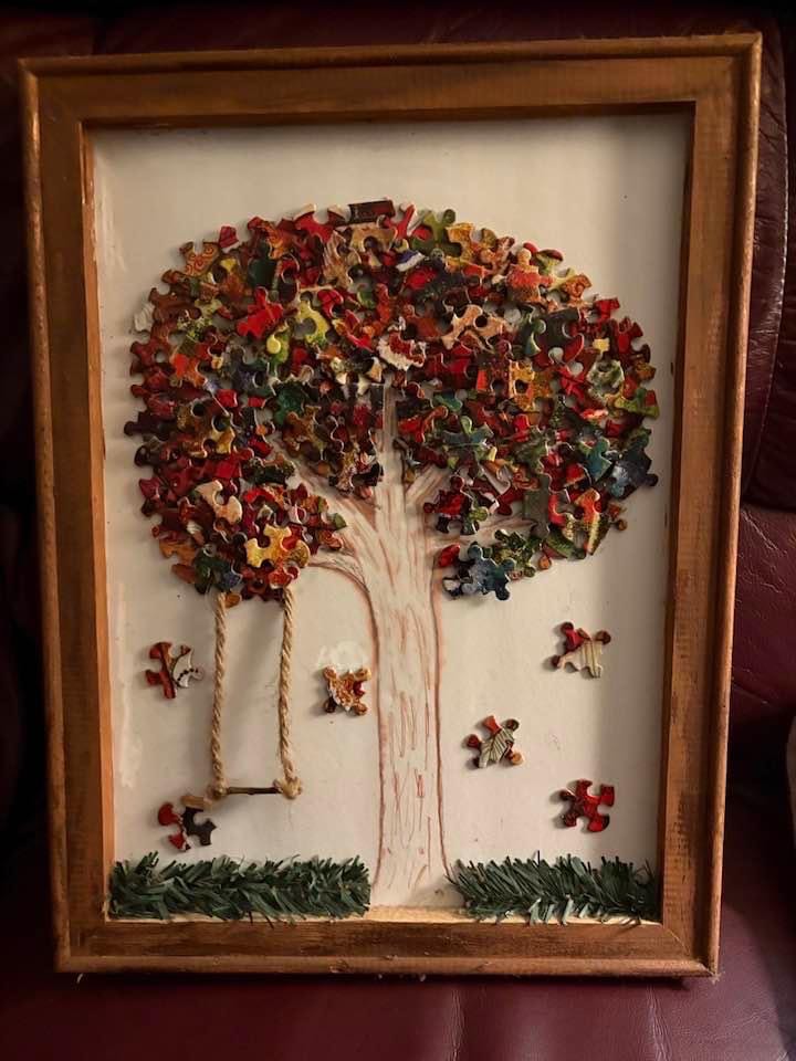 Fall Tree Puzzle Art Craft Class Workshop