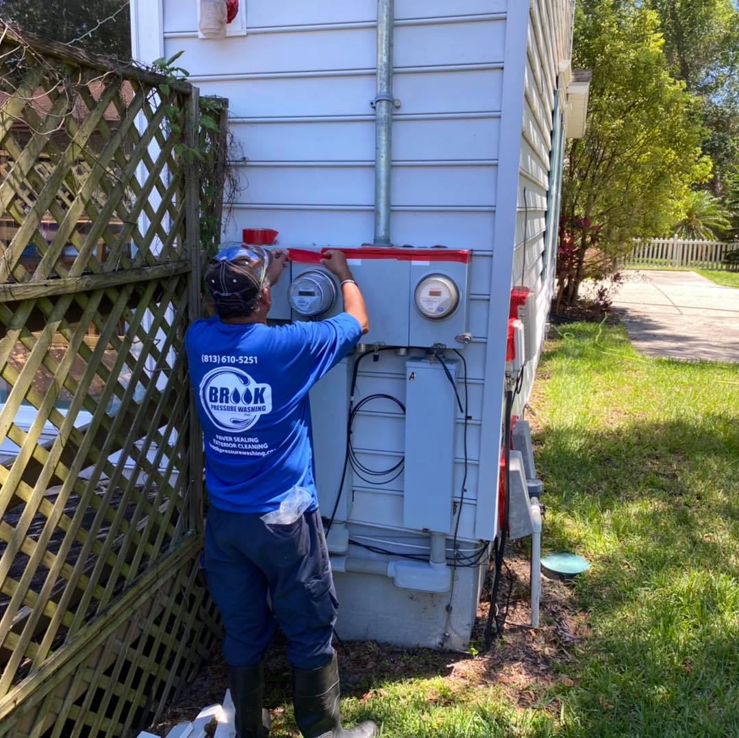 We take great precaution... - Brook Pressure Washing Inc. | Facebook