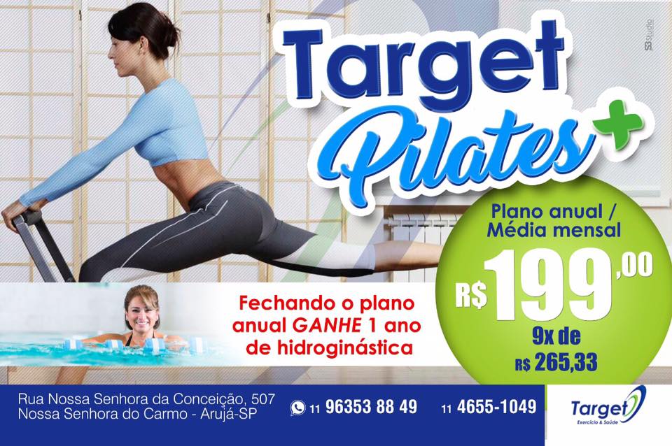 Target Exercício e Saúde - Últimas semanas Target Pilates + plano Anual ...
