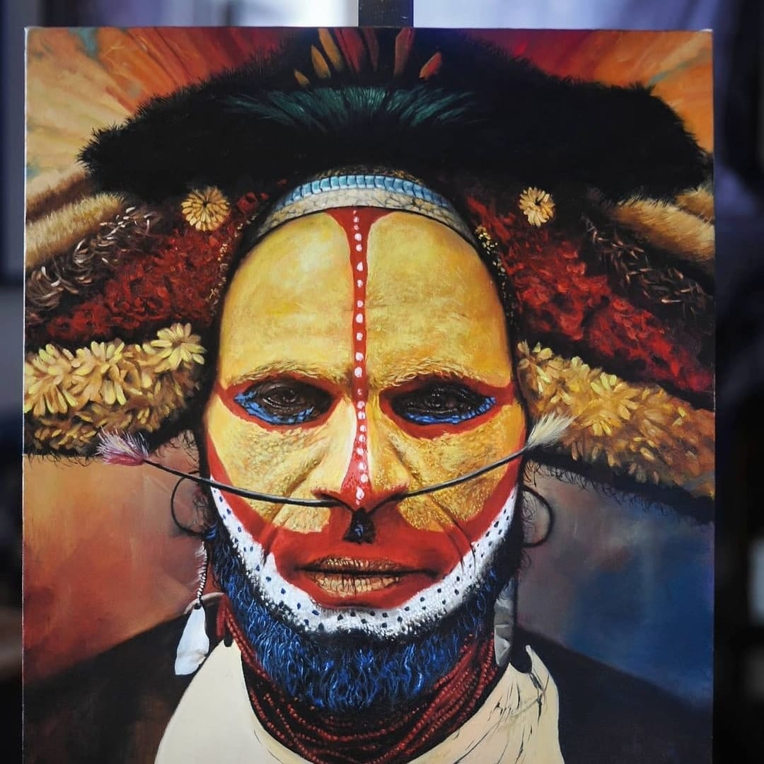 I just finished painting a portrait of... - What's Good PNG?