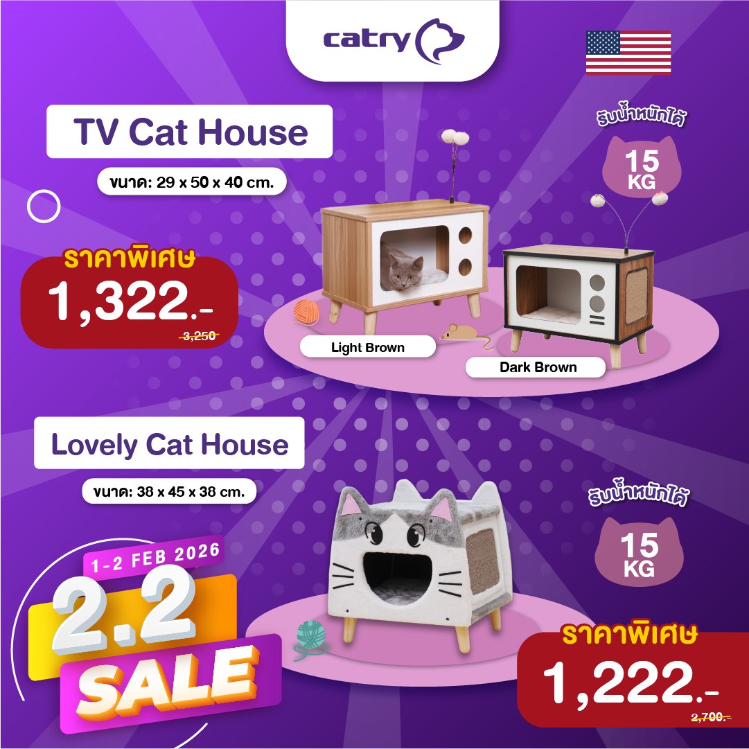 Catry Thailand คอนโดแมว เฟอร์นิเจอร์แมว | Bangkok