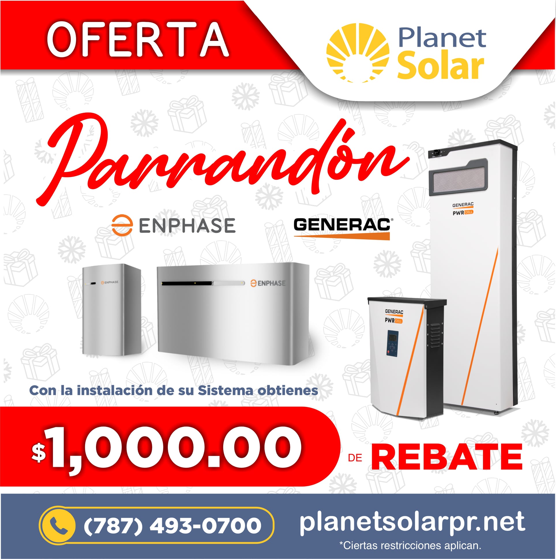 Planet Solar - ☀️ Oferta PARRANDÓN 🎉 • $1,000.00 de...