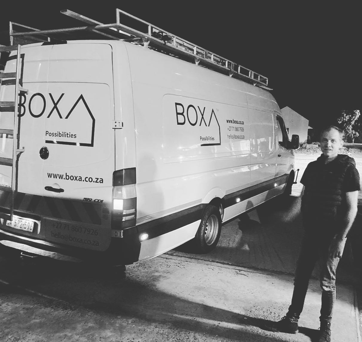 The brand new BOXA Bus fully loaded... - Boxa Possibilities