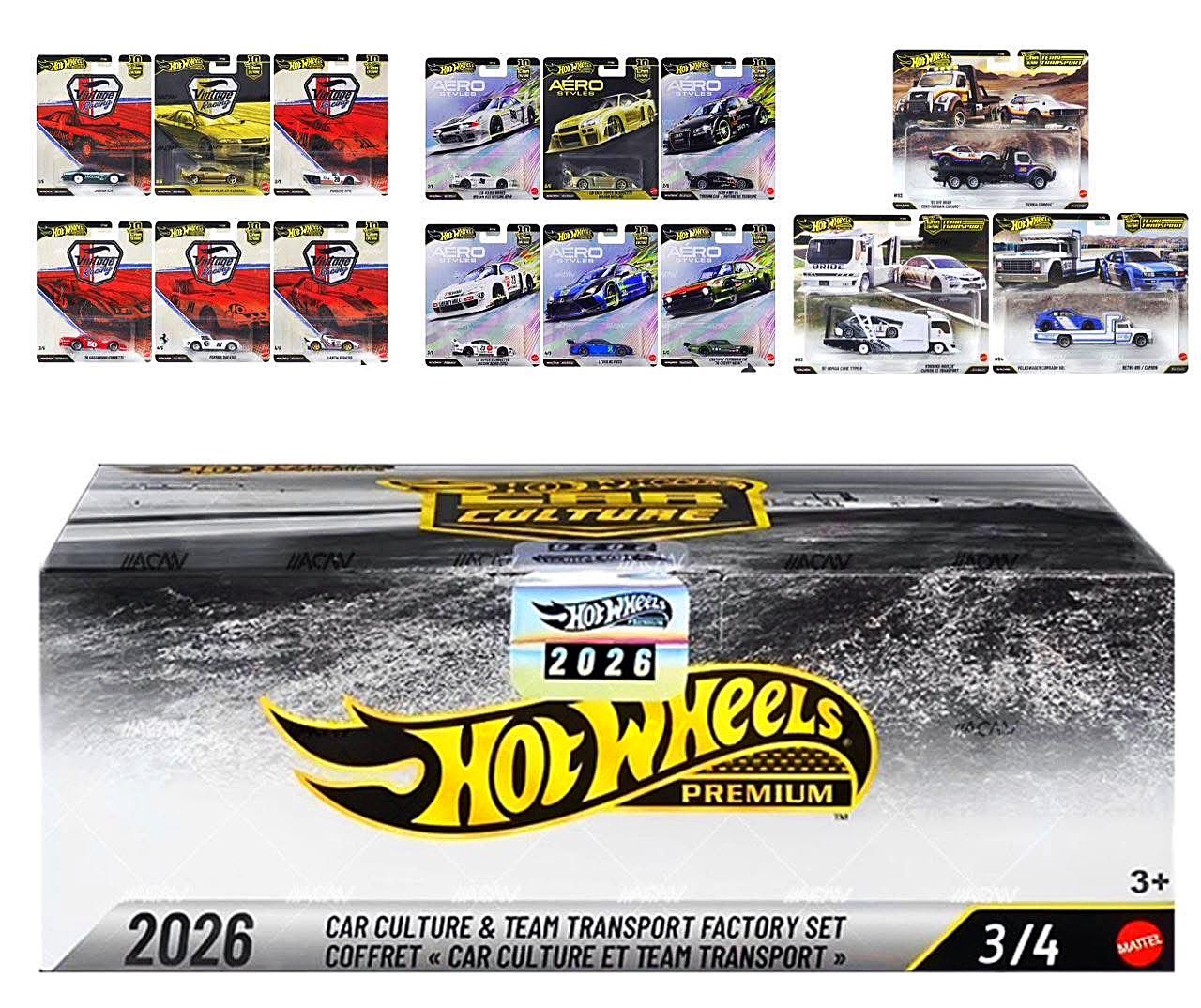 Hot Wheels car culture factory set release