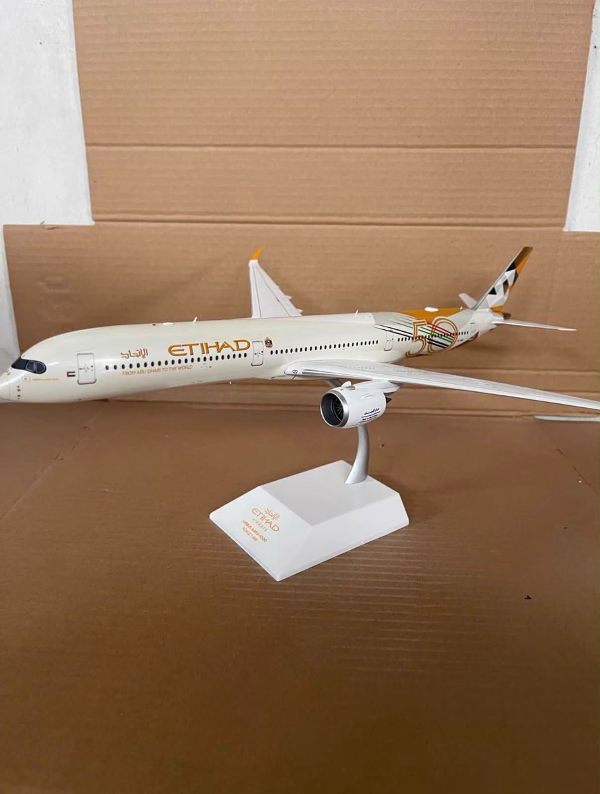 Etihad Airways A350-1000 model by JC Wings for sale