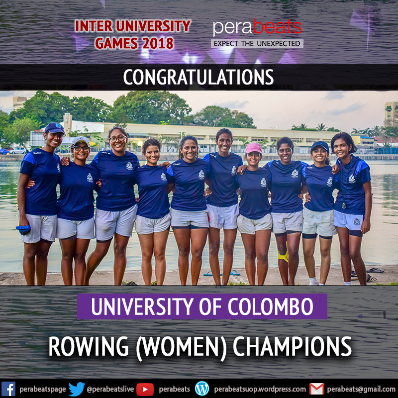 UOC Rowing - Congratulations to the University of Colombo... | Facebook