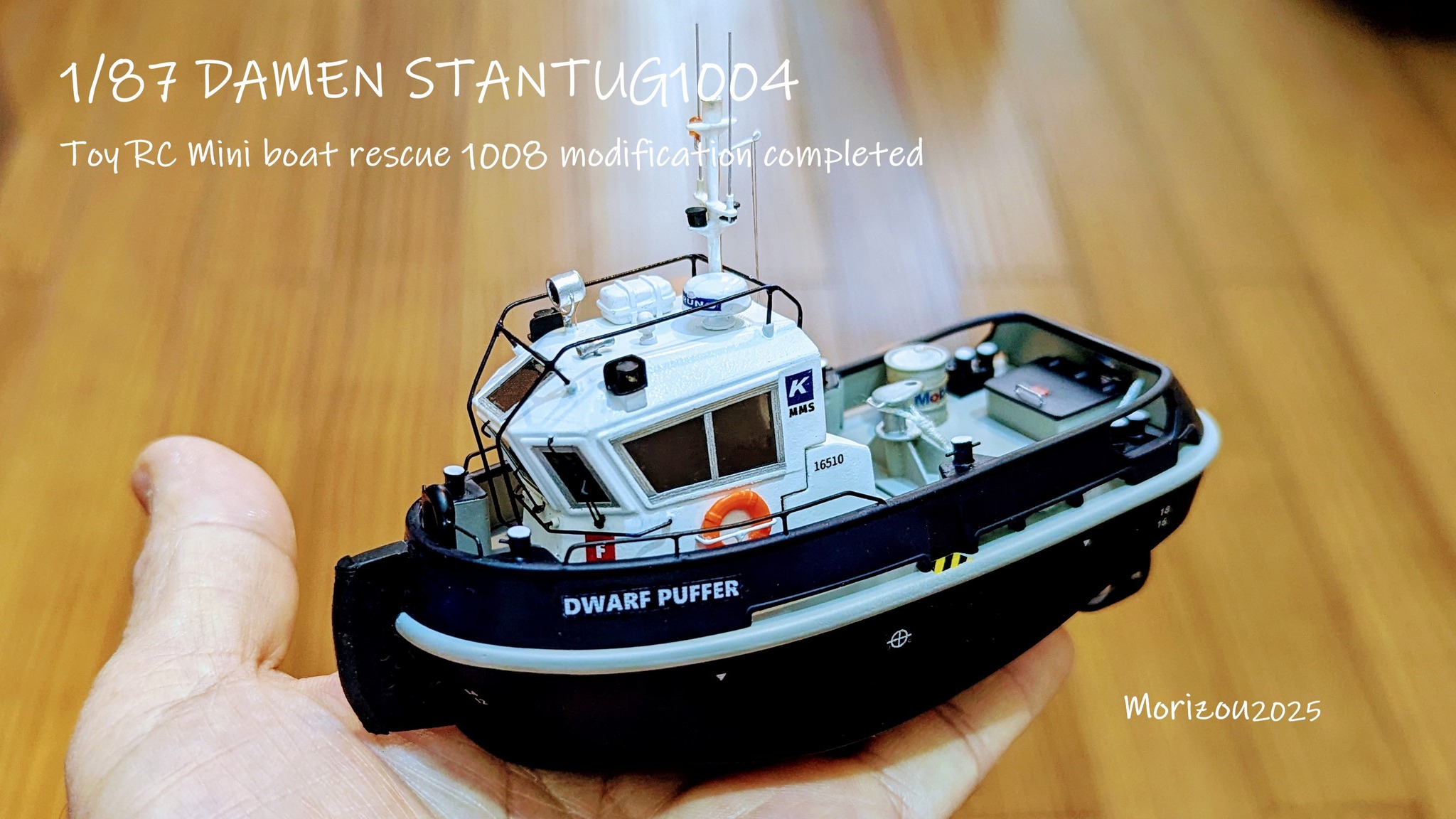 Modellino Radiocomandato Nave Stan Tug 1606 In Scala 1:72 - Kit Fai Da Te Da 230 Mm
