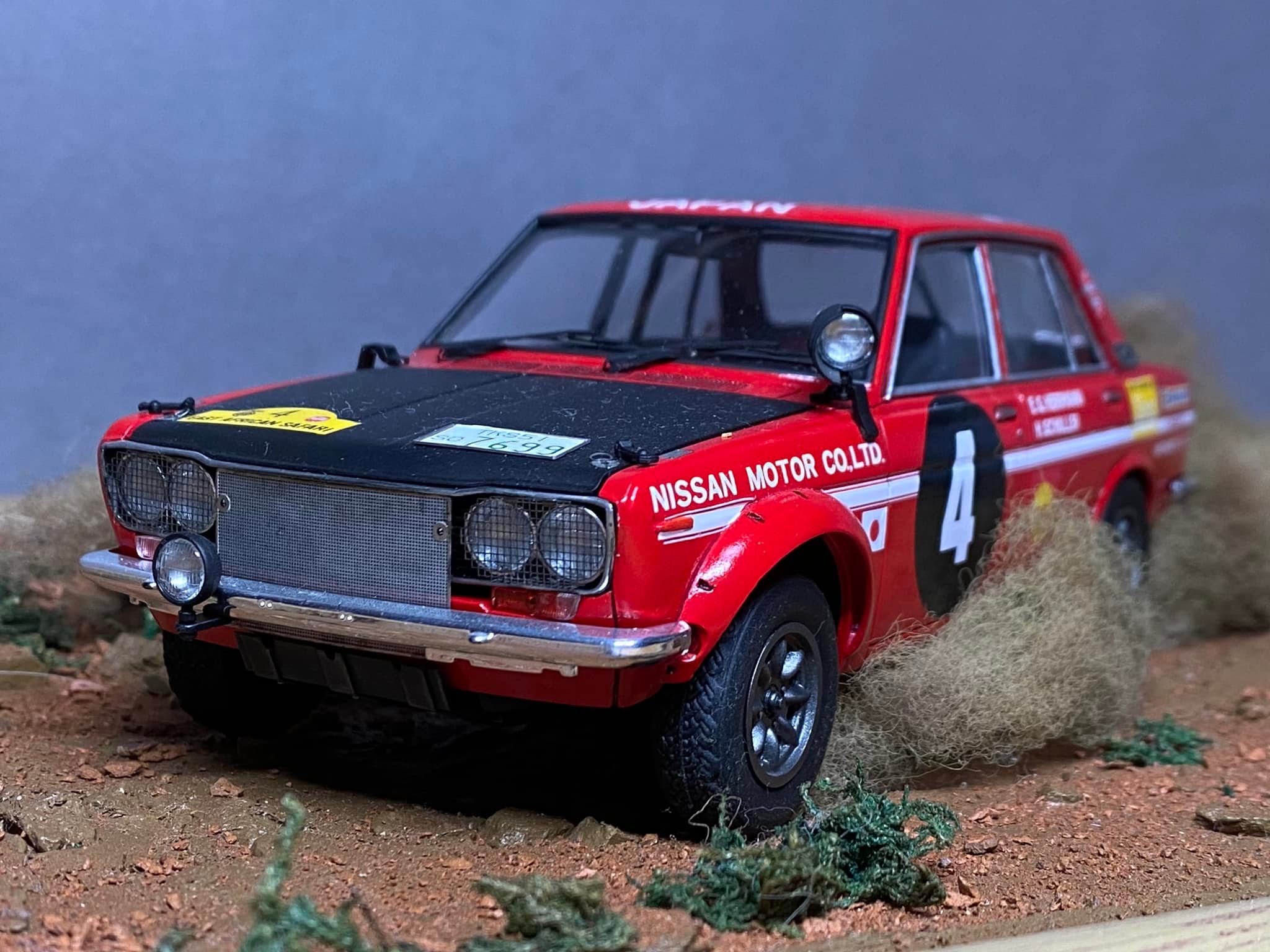 ハセガワ 1/24 日産510ブルーバード1600SSS 1970サファリラリー優勝車
