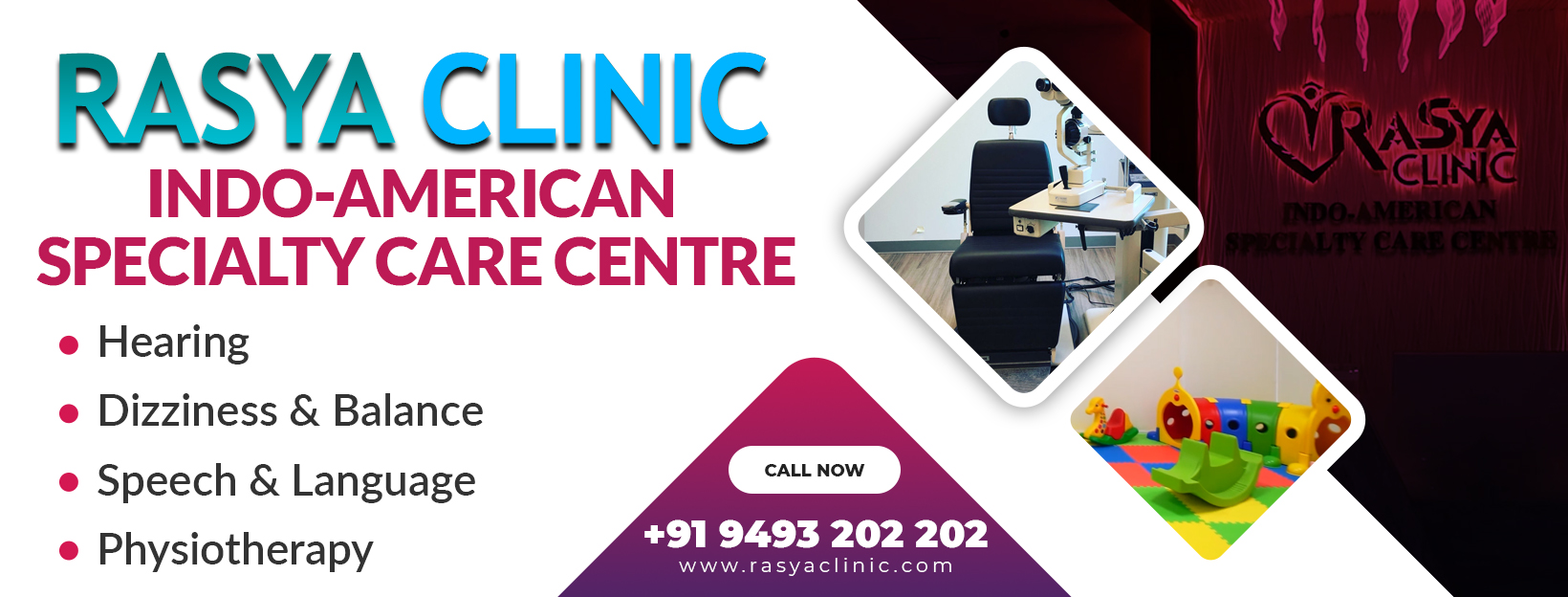 RASYA Indo-American Speech, Hearing & Vertigo Clinic | Hyderabad