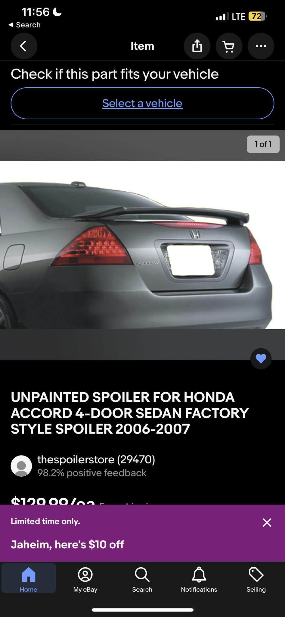Honda Element Factory Roof No Light Spoiler (2003-2011) – DAR Spoilers