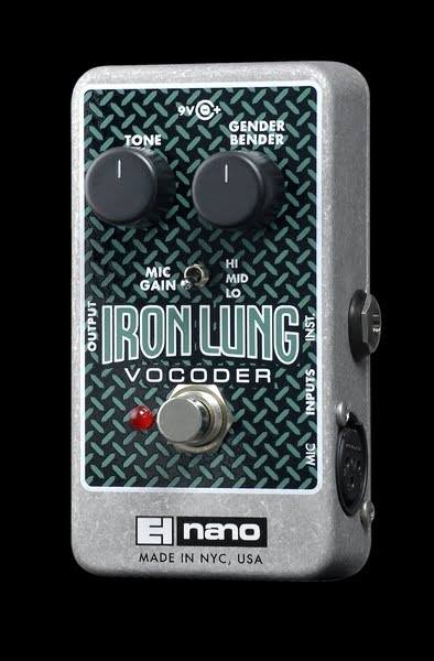 How to use EHX Iron Lung vocoder with pre-recorded vocals