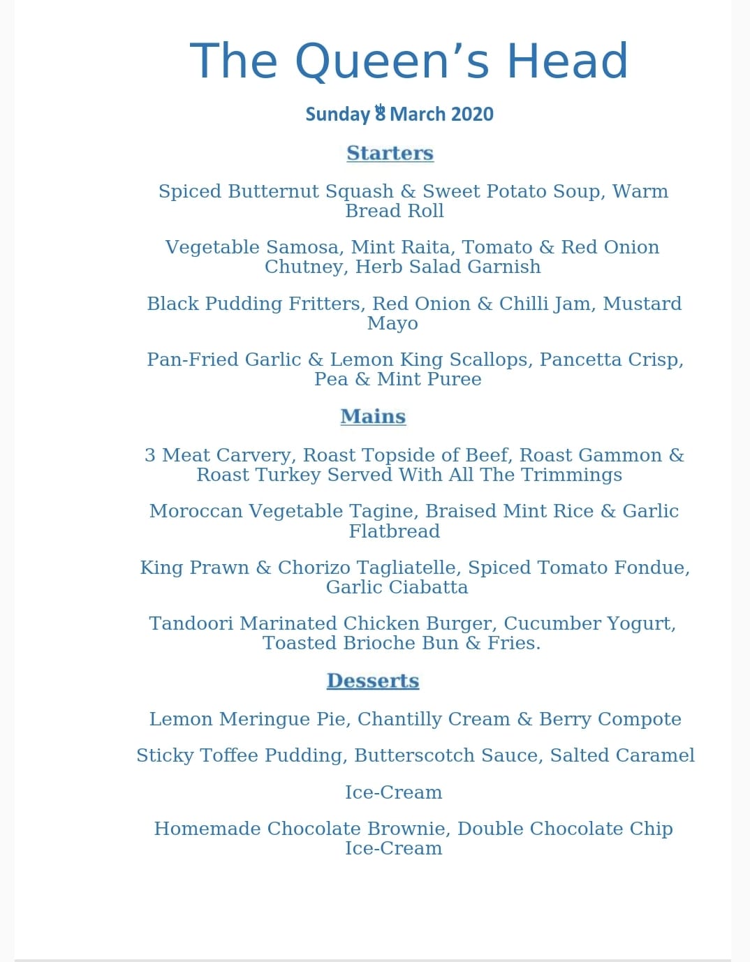Raggalds - Our fabulous Sunday menu alongside our famous... | Facebook
