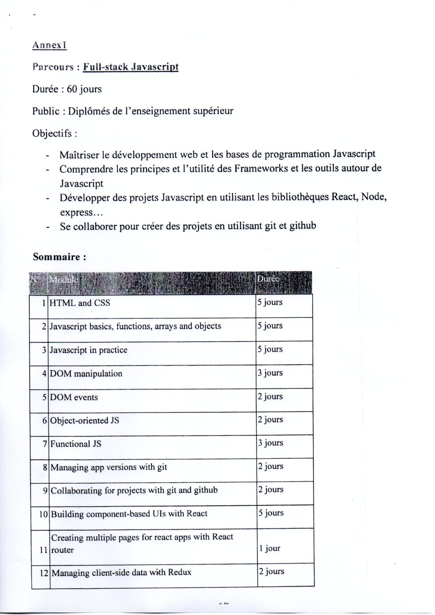 Formation... - Formation Professionnelle en Tunisie