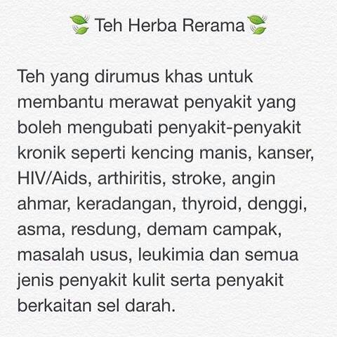 Afiqah Marzuki - Walaupun produk teh herba rerama ini baru sahaja ...