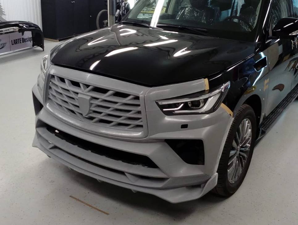 LARTE-design - The fitting of the new LR5 front bumper and...