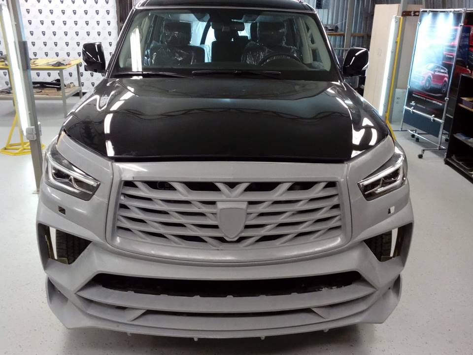 LARTE-design - The fitting of the new LR5 front bumper and...