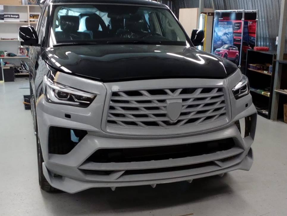 LARTE-design - The fitting of the new LR5 front bumper and...