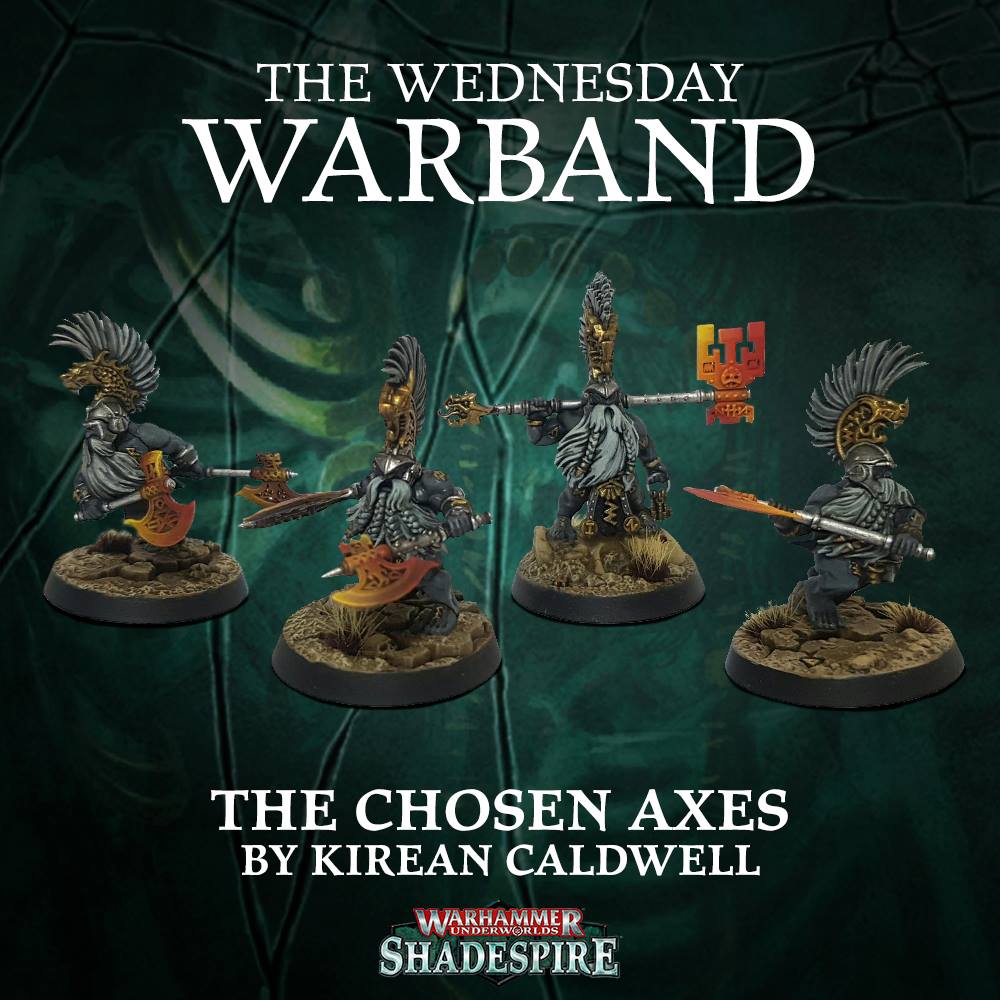 Warhammer Underworlds' chosen axes featured for Wednesday Warband