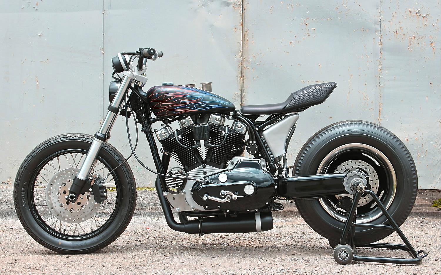Faves: '77 Harley-Davidson Ironhead Sportster street tracker by