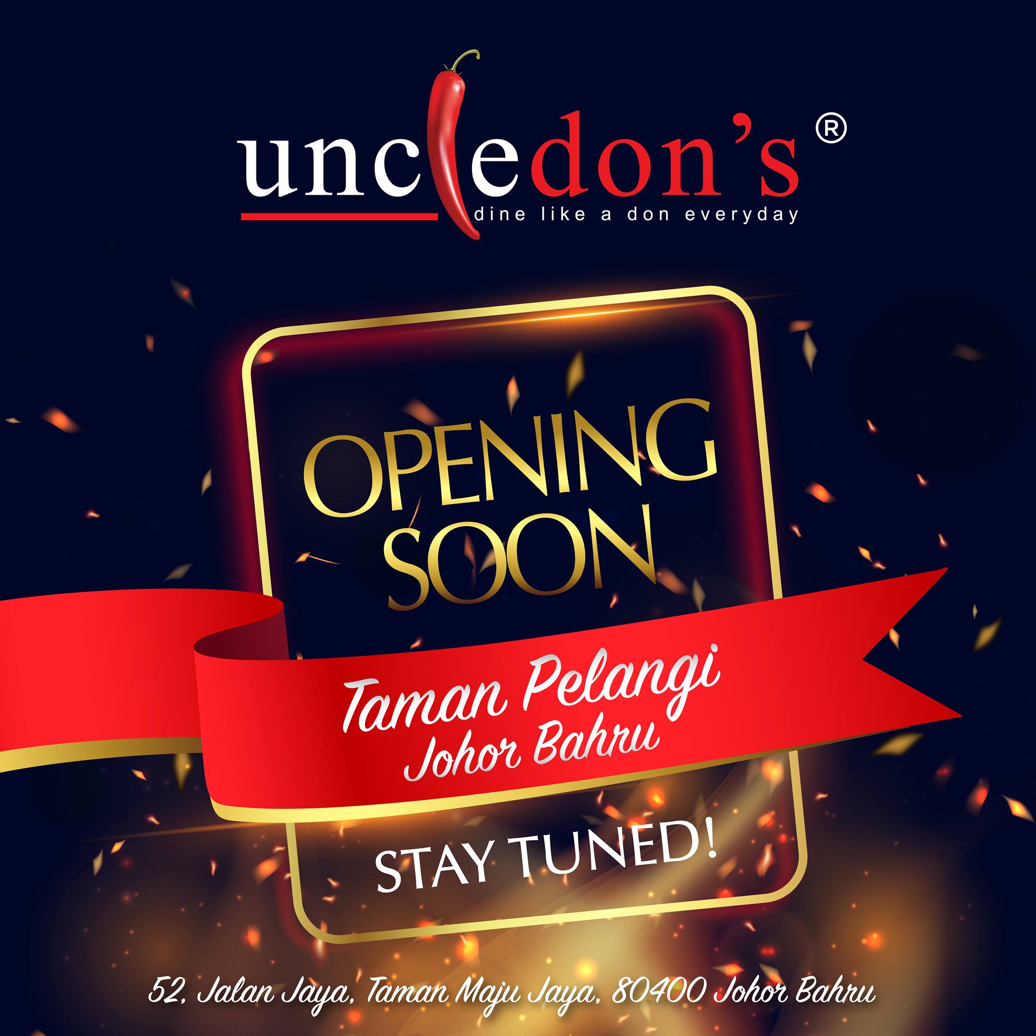 Uncle Don S What An Exciting Way To Start The Week We Can T Unveil The Details Just Yet But We Can Say Johorians We Re Coming To You Watch This Space As