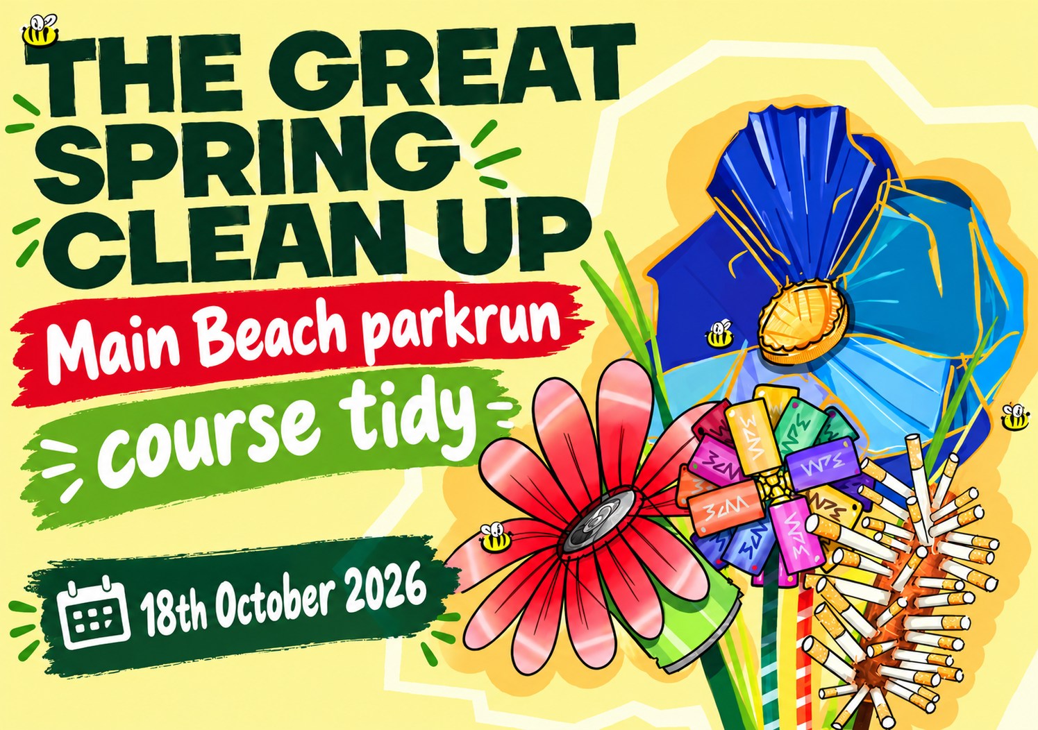 Main Beach parkrun Course Spring Tidy