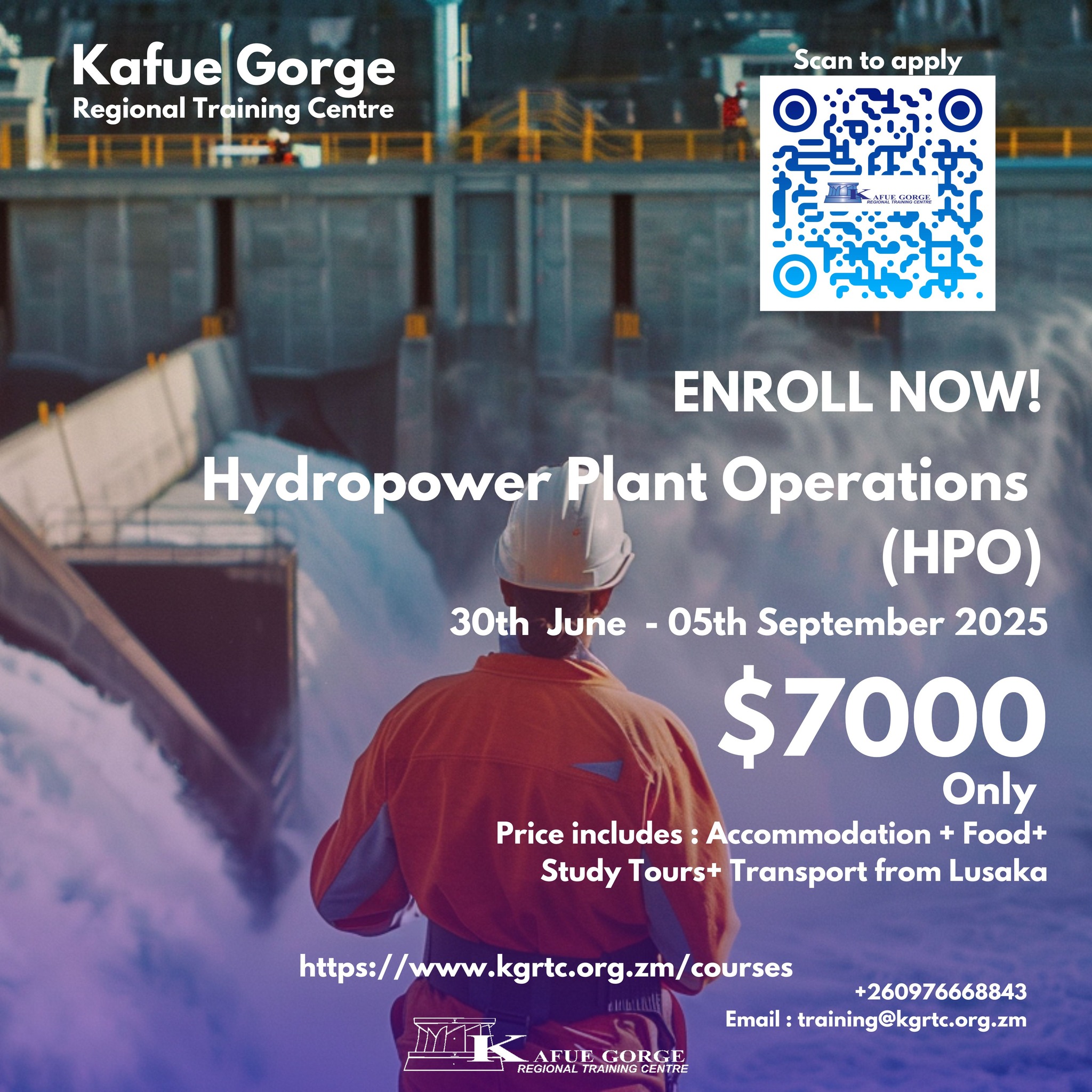 Kafue - 2 weeks left!⚠ Hydropower Plant Operations (HPO) 📅 30th June ...