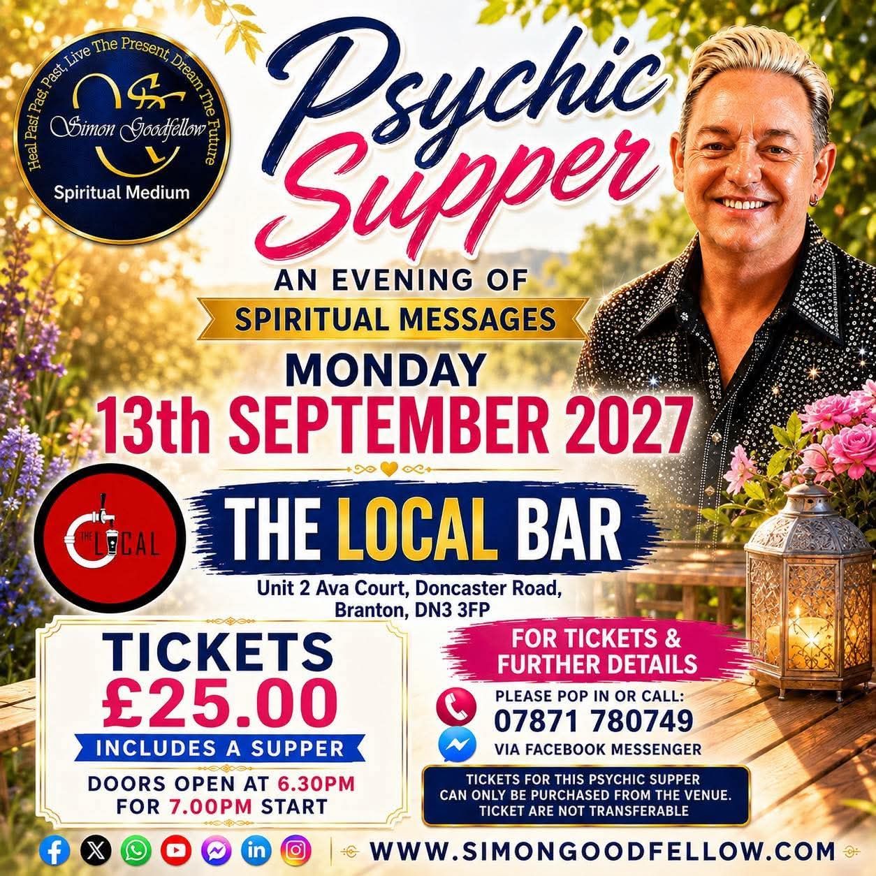 Psychic Supper with Simon Goodfellow