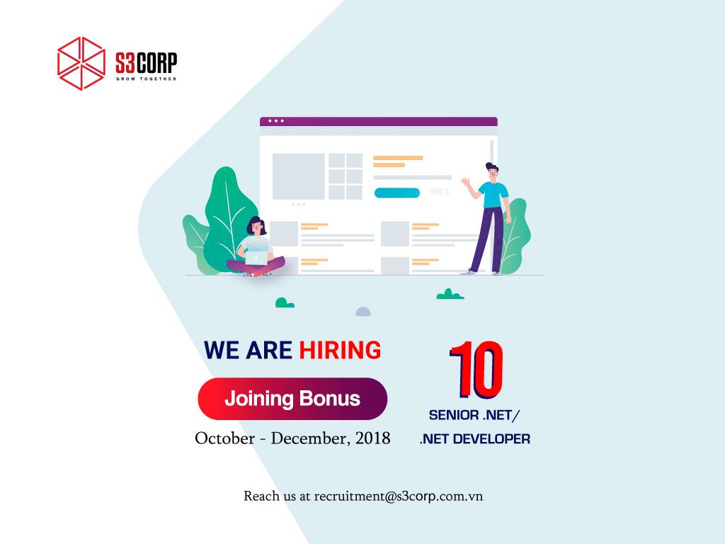 S3 CORP - ‼️HOT JOBS NOTICE‼️ - 🔟SENIOR .NET/.NET... | Facebook