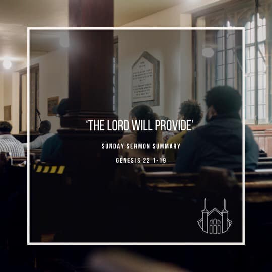 Hackney ERC - In today's sermon on the story of Abraham...