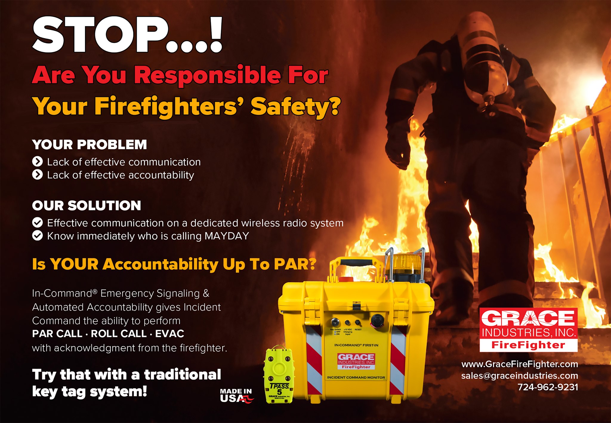 Firefighter Accountability APX Personnel Accountability Solution
