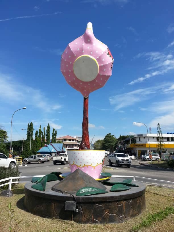 Sabah Tea - The Floating Teapot at Ranau's Roundabout is... | Facebook