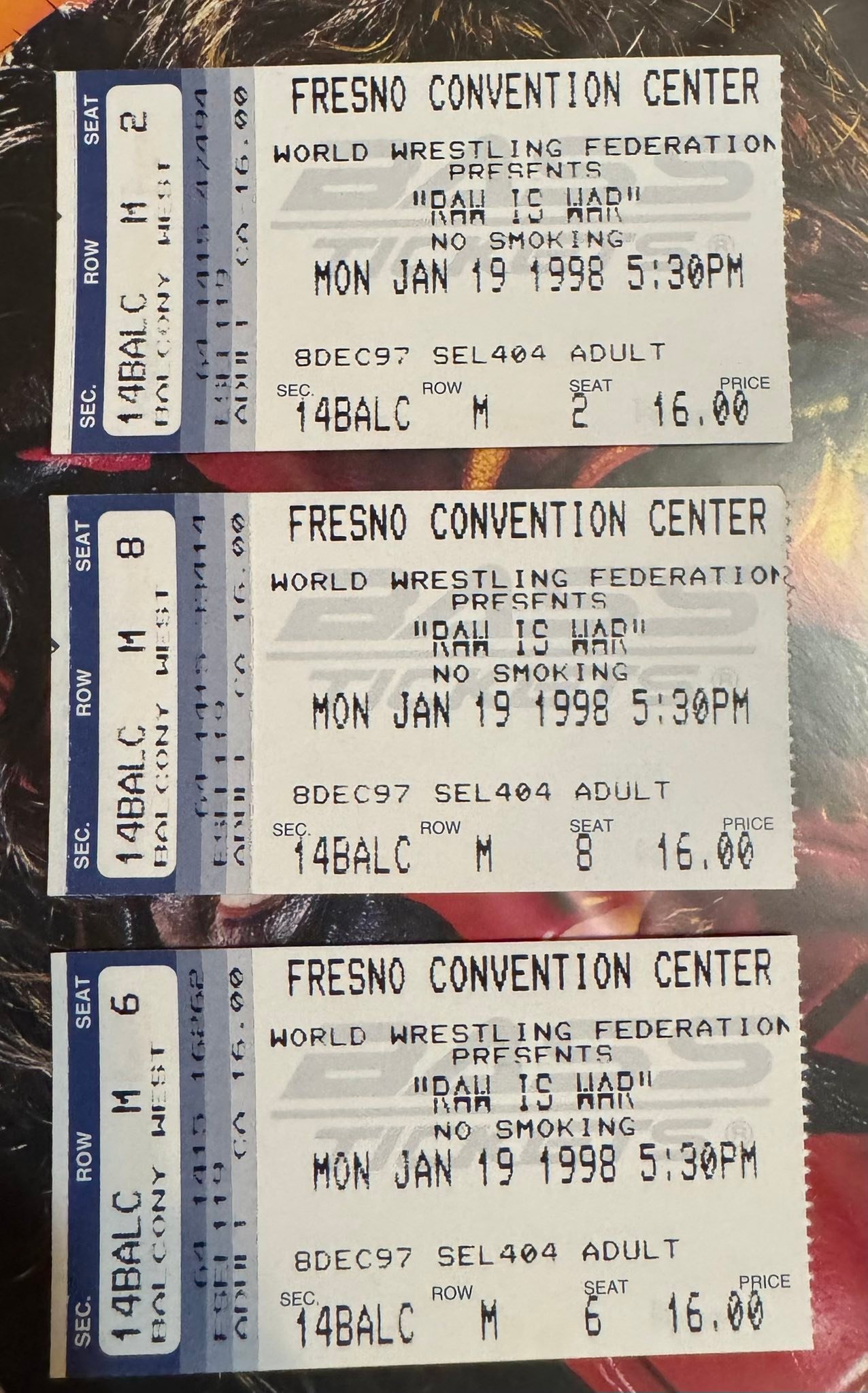 Should I get Tyson to sign my 1998 wrestling tickets or leave them