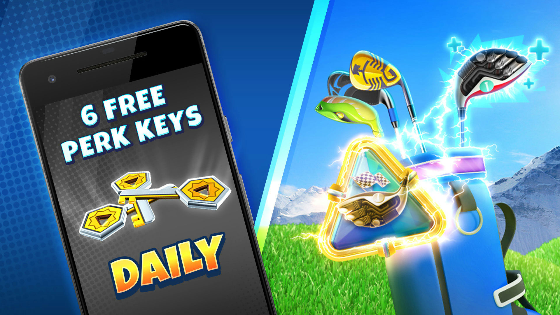 Golf - Gift alert Starting today, you can log in and claim 6 FREE Perk ...