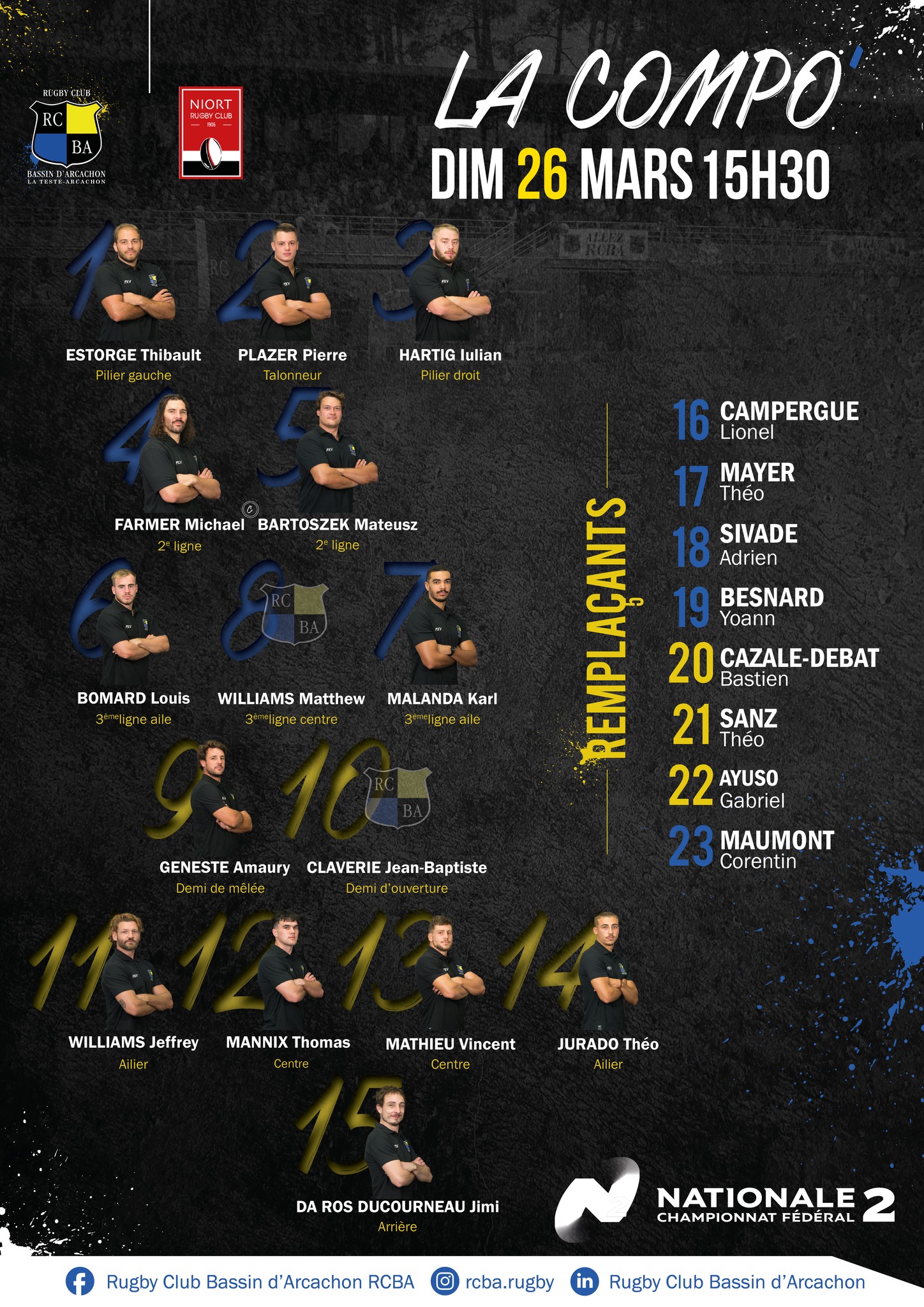 Rugby Club Bassin... - Rugby Club Bassin d'Arcachon RCBA